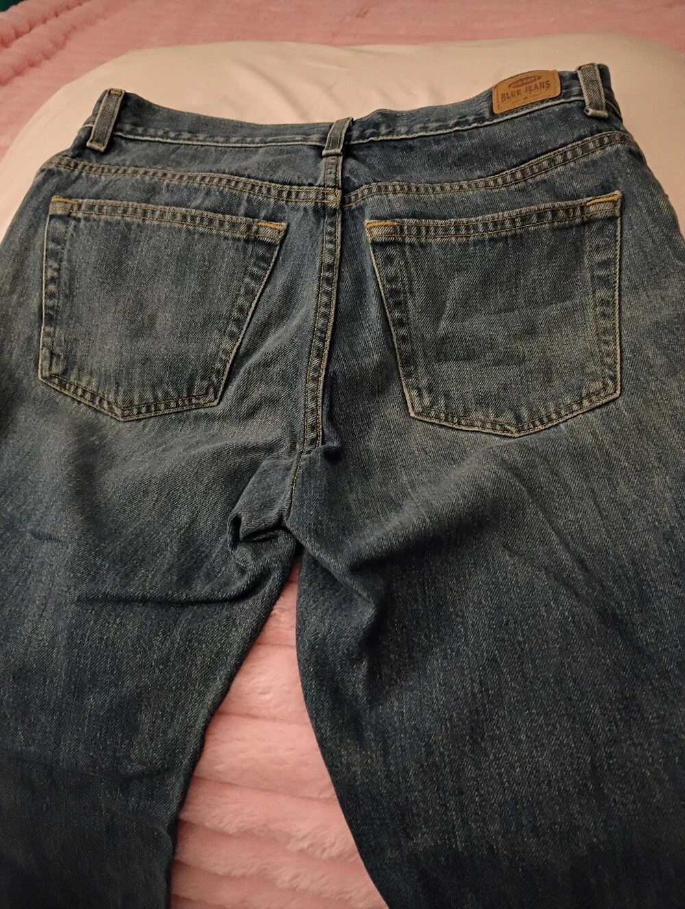Classic Blue Denim Jeans - Casual Straight Fit